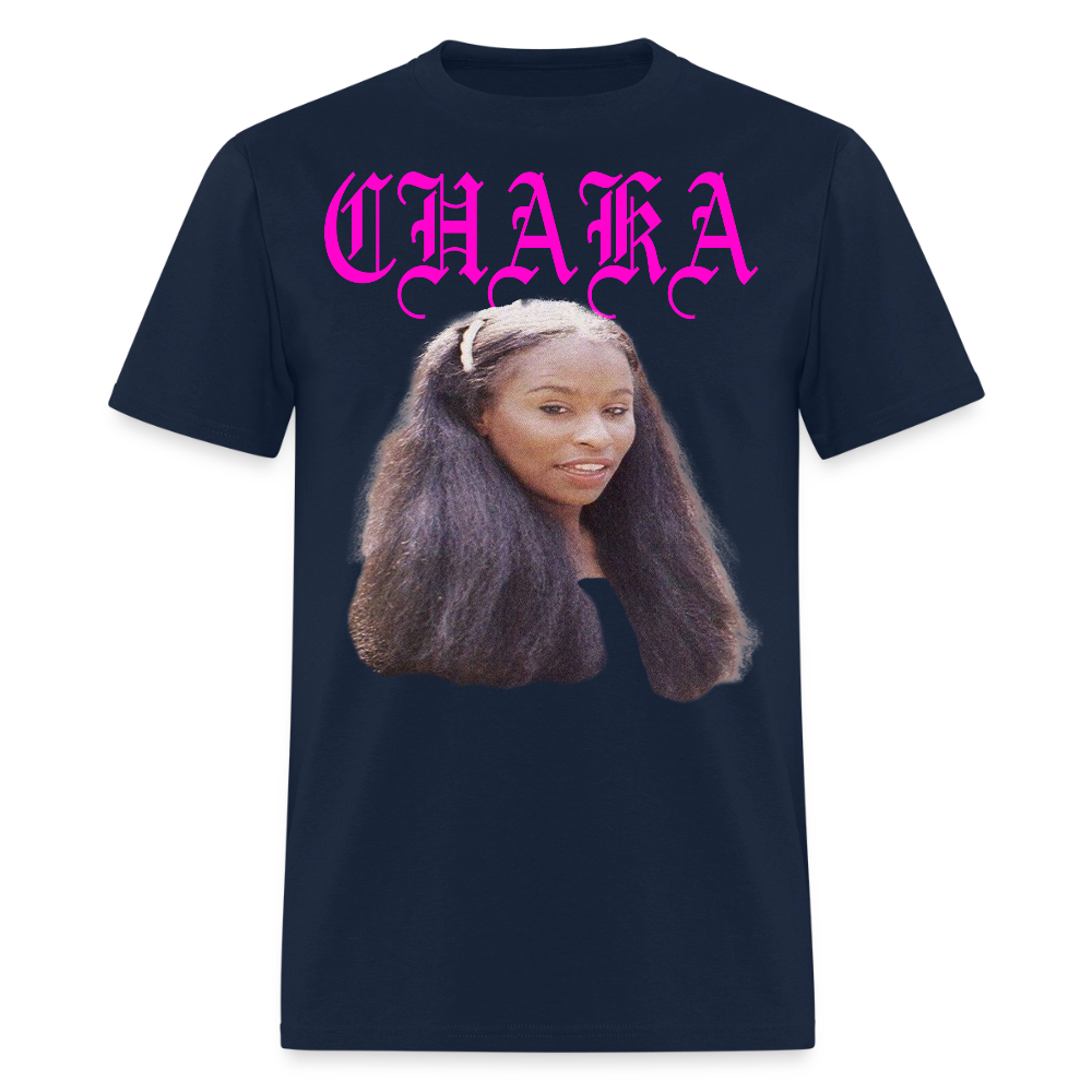 "Chaka" Chaka Khan Tee - navy