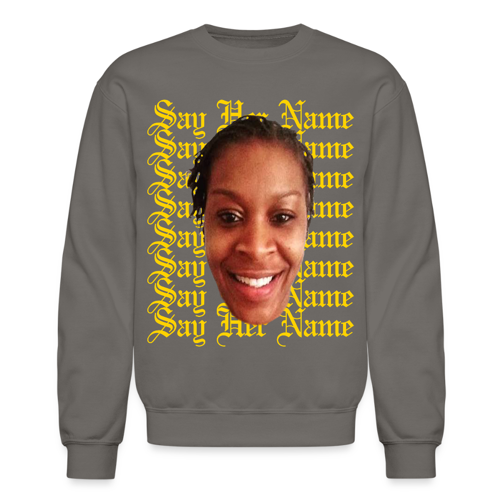 Sandra Bland x Say Her Name Sweatshirt - asphalt gray