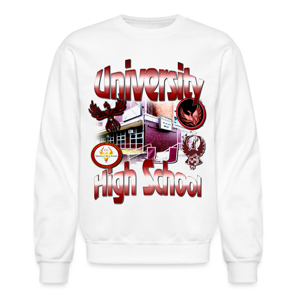 University High School Sweatshirt - white