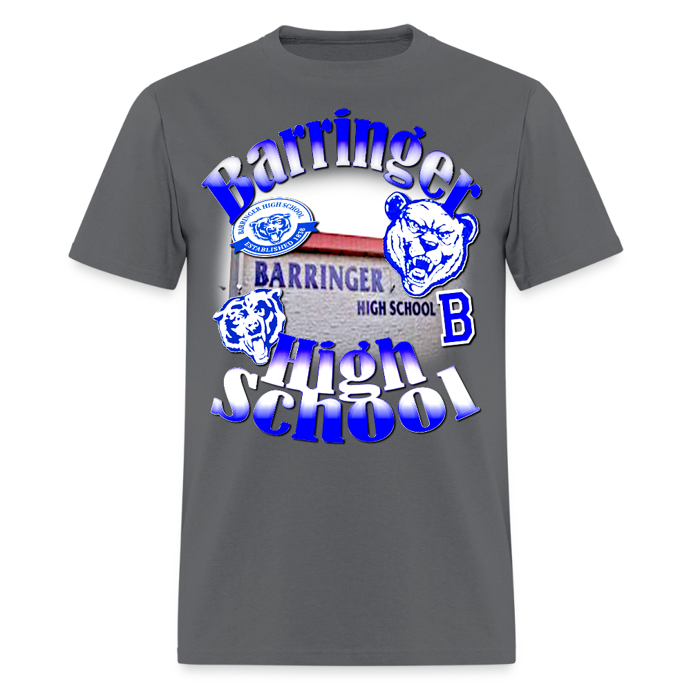 Barringer High School T-Shirt - charcoal