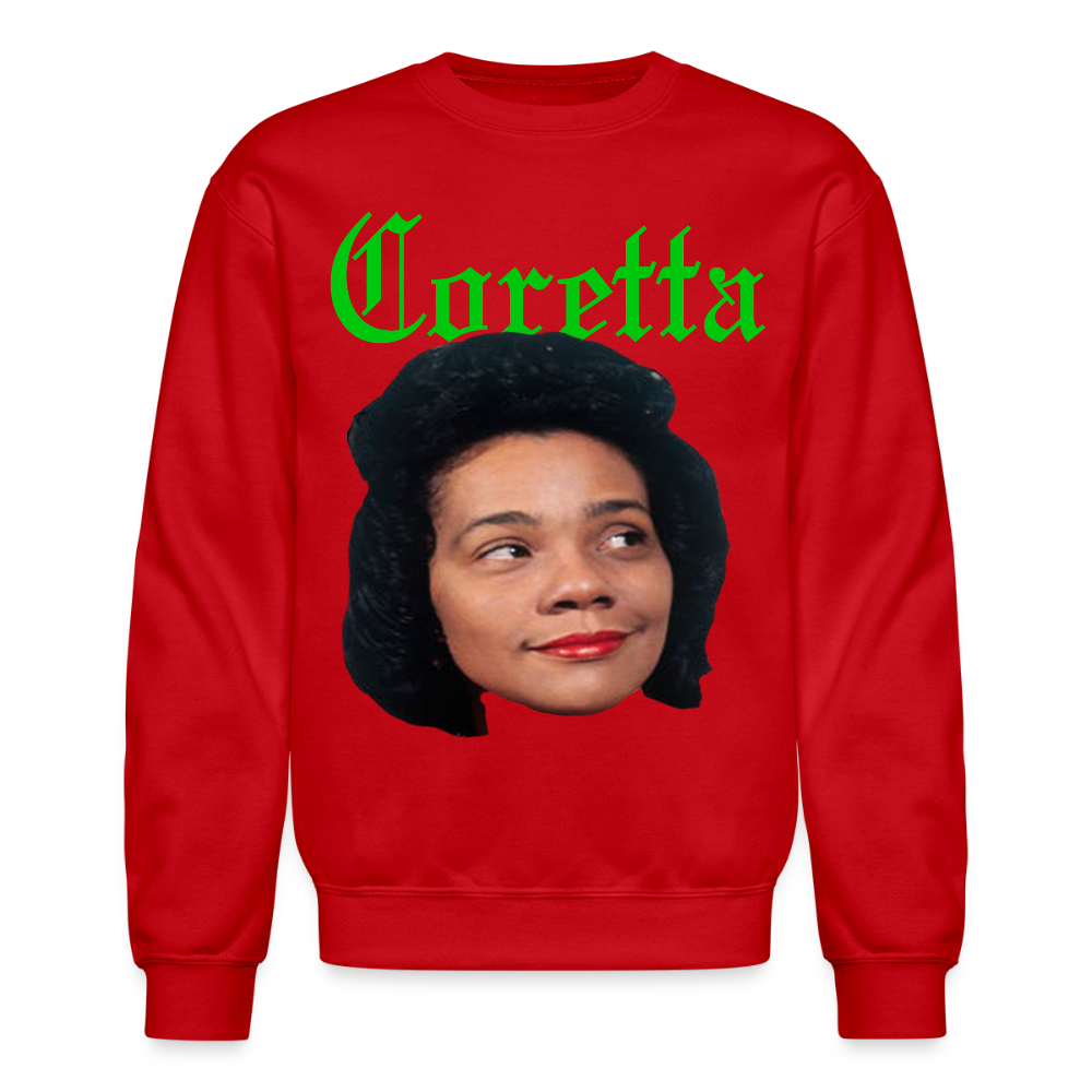 "Coretta" Coretta Scott King Tee Sweatshirt - red
