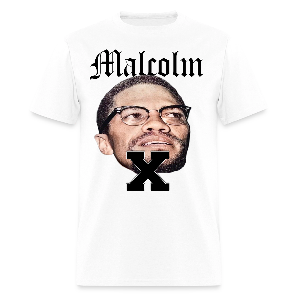 "Malcolm" Malcolm X Tee - white