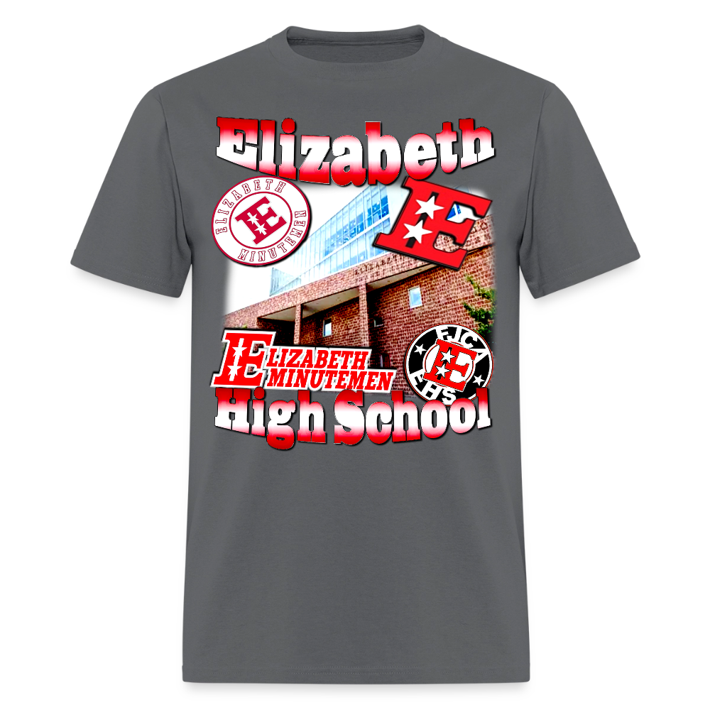 Elizabeth High School (NJ) Tee - charcoal