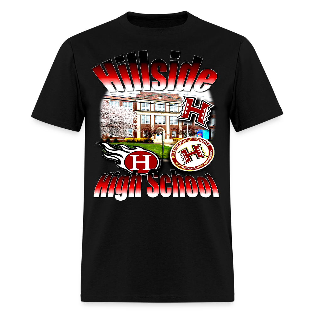 Hillside High (NJ) T-Shirt - black