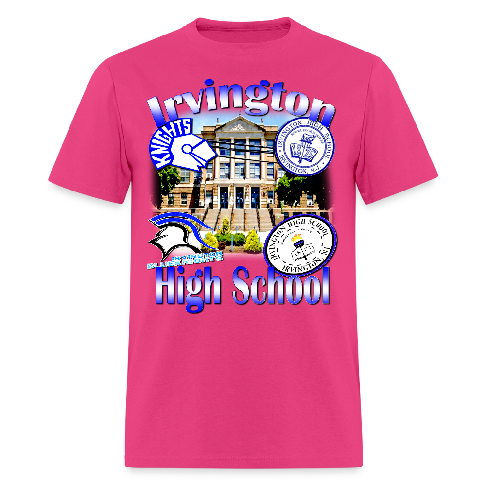 Irvington High (NJ) T-Shirt - fuchsia