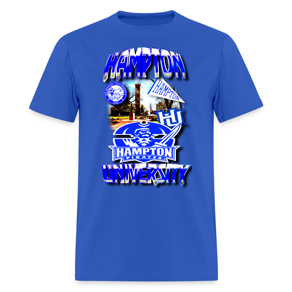 Hampton University Tee - royal blue