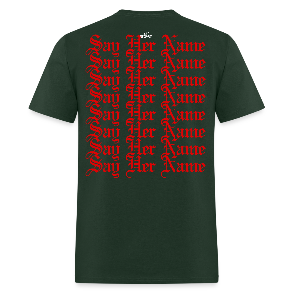 Breonna Taylor x Say Her Name Tee - forest green