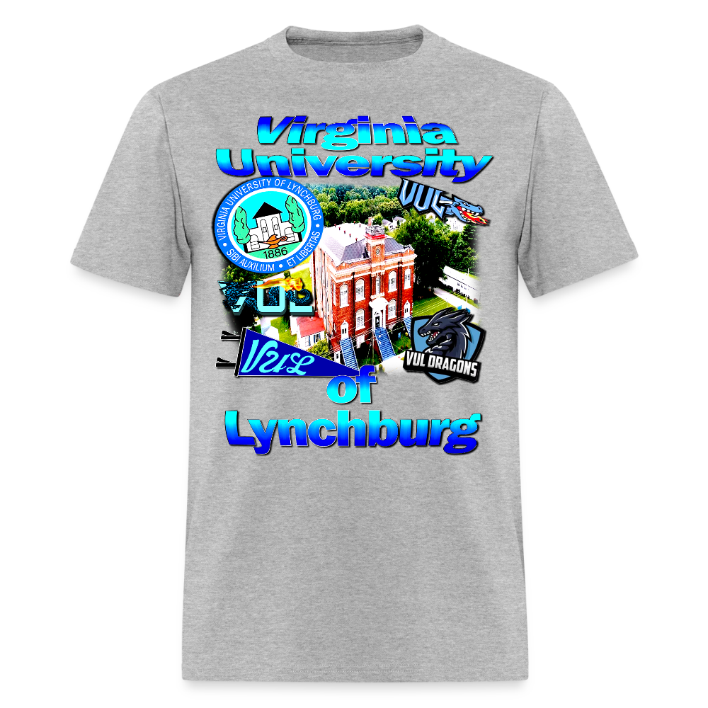Virginia University of Lynchburg Tee - heather gray