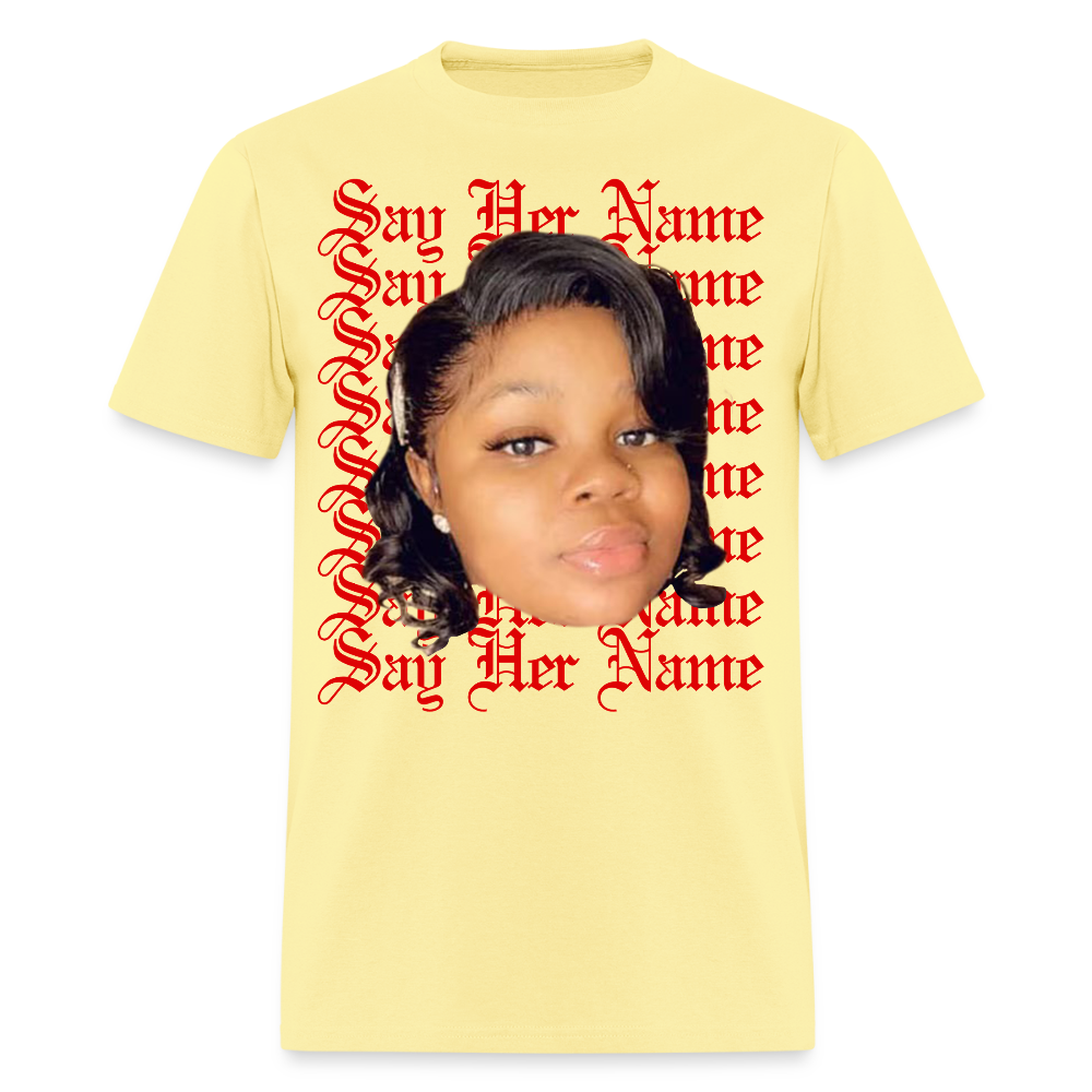 Breonna Taylor x Say Her Name Tee - cornsilk