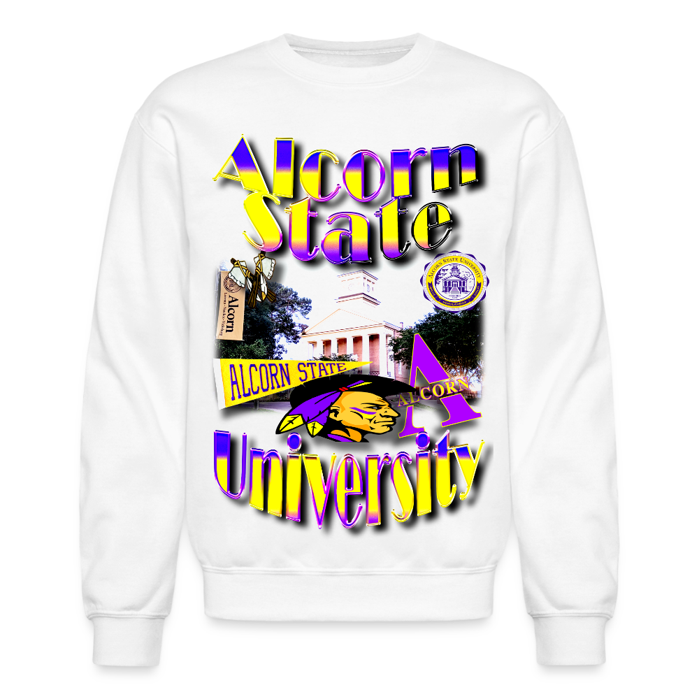 Alcorn State Sweatshirt - white