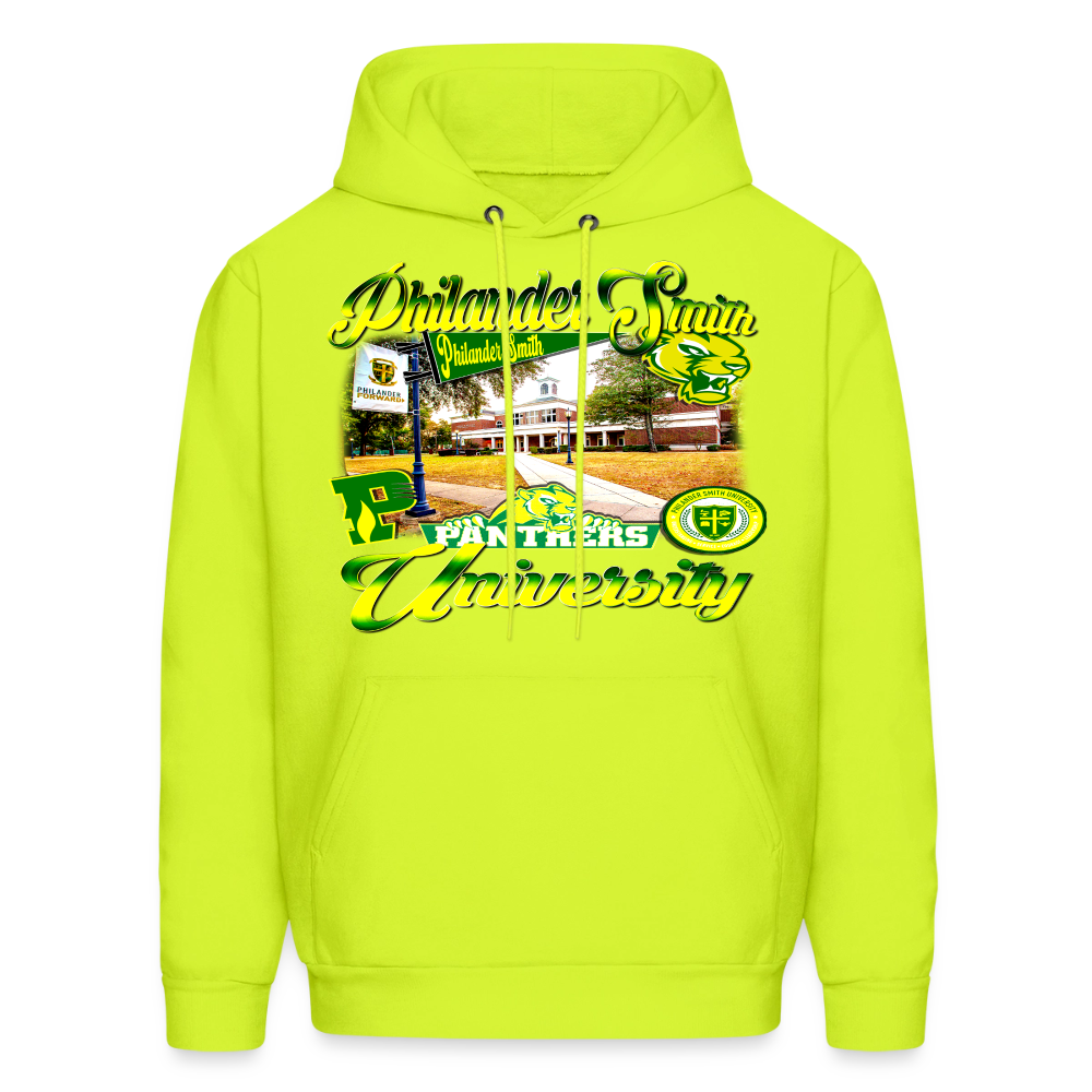 Philander Smith University Hoodie - safety green