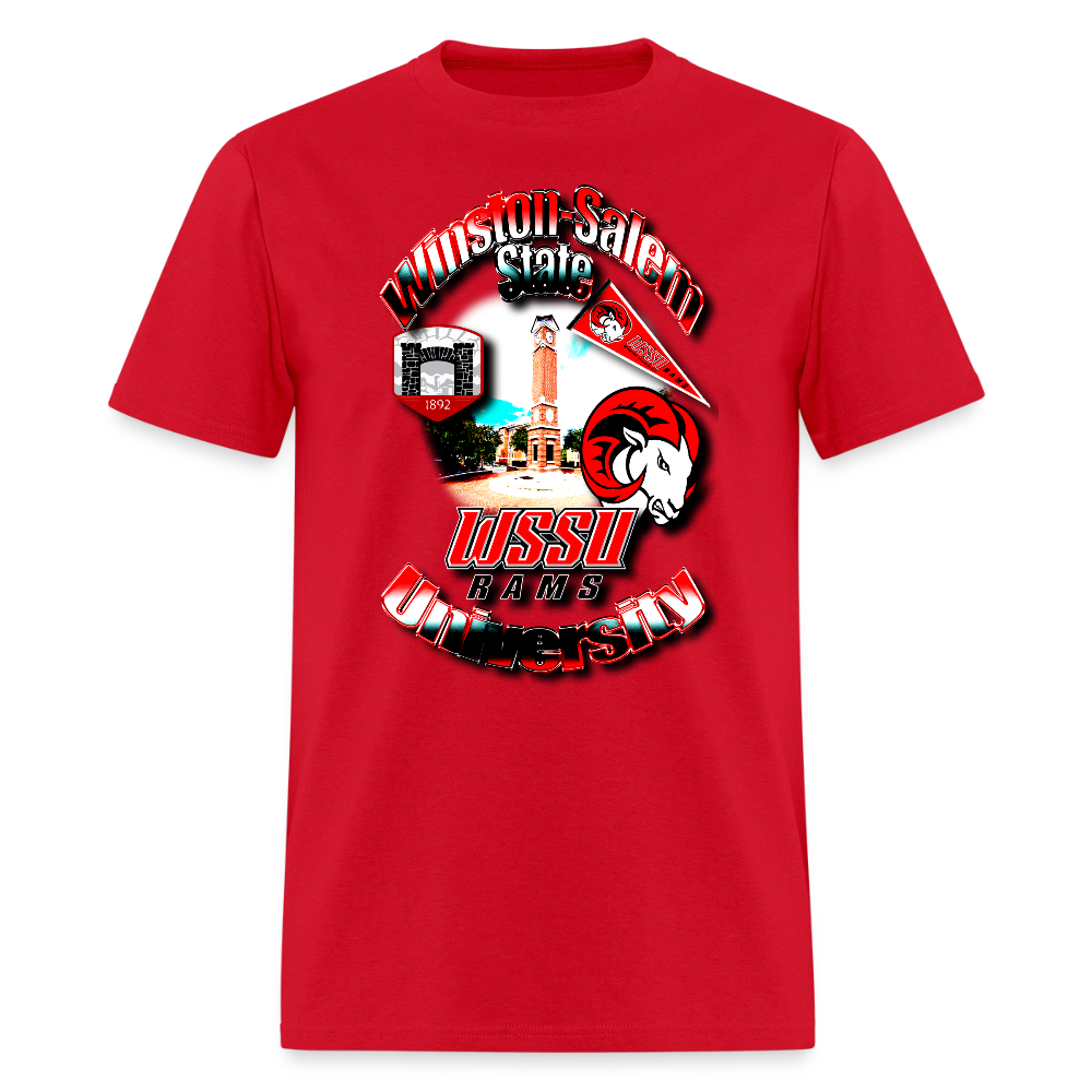 Winston-Salem State Tee - red