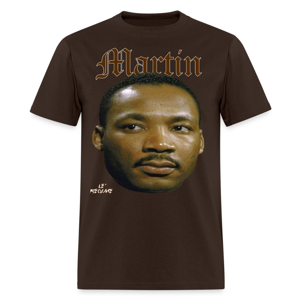 "Martin" Dr. Martin Luther King Jr. Tee - brown