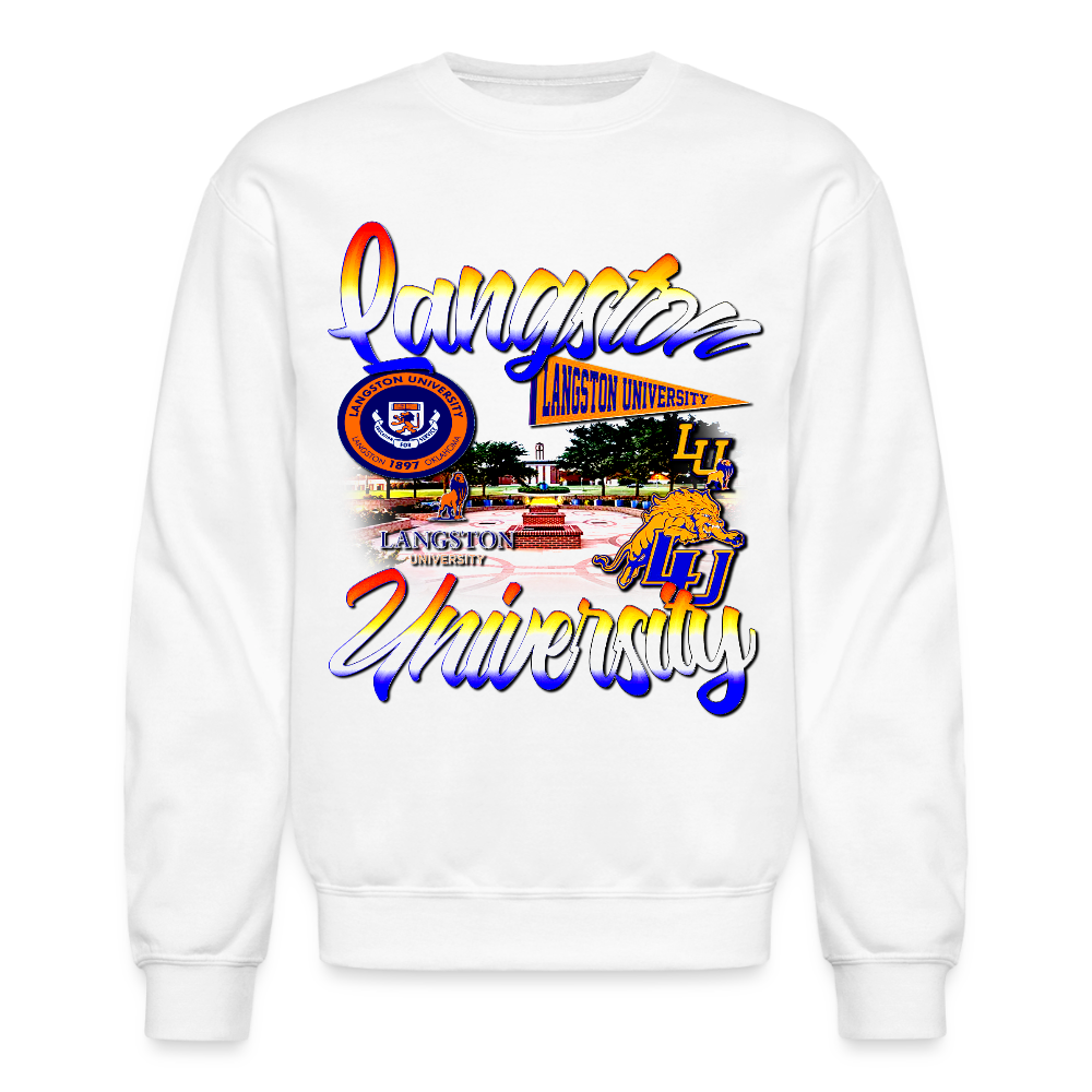 Langston University Sweatshirt - white