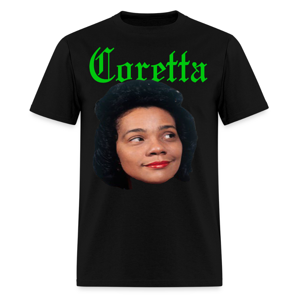 "Coretta" Coretta Scott King Tee - black