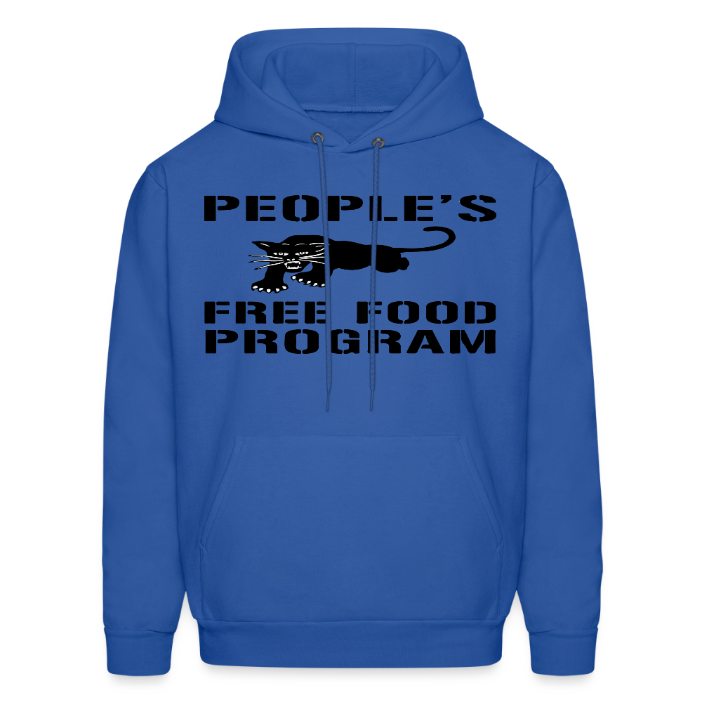 People's Free Food Program Hoodie - royal blue