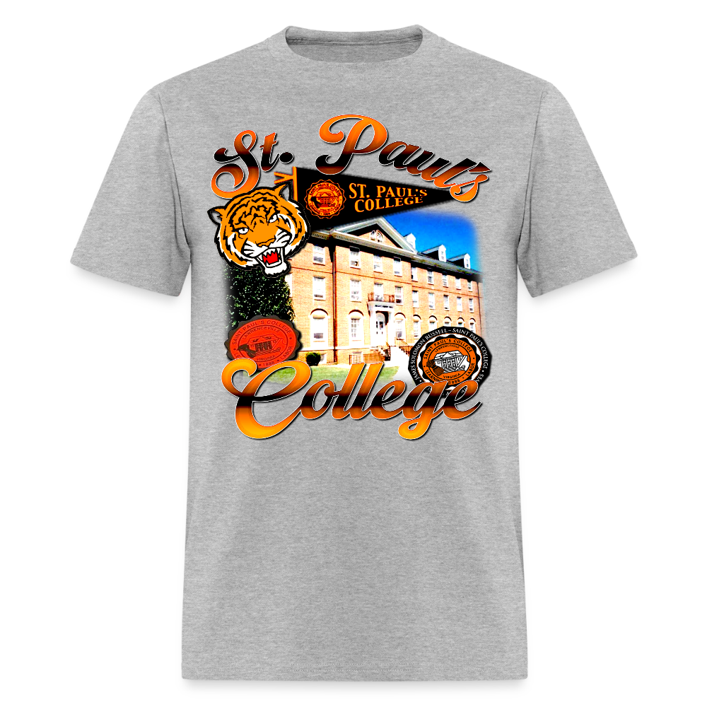 St. Paul's College Tee - heather gray
