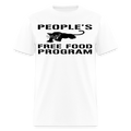 People's Free Food Program Tee - white