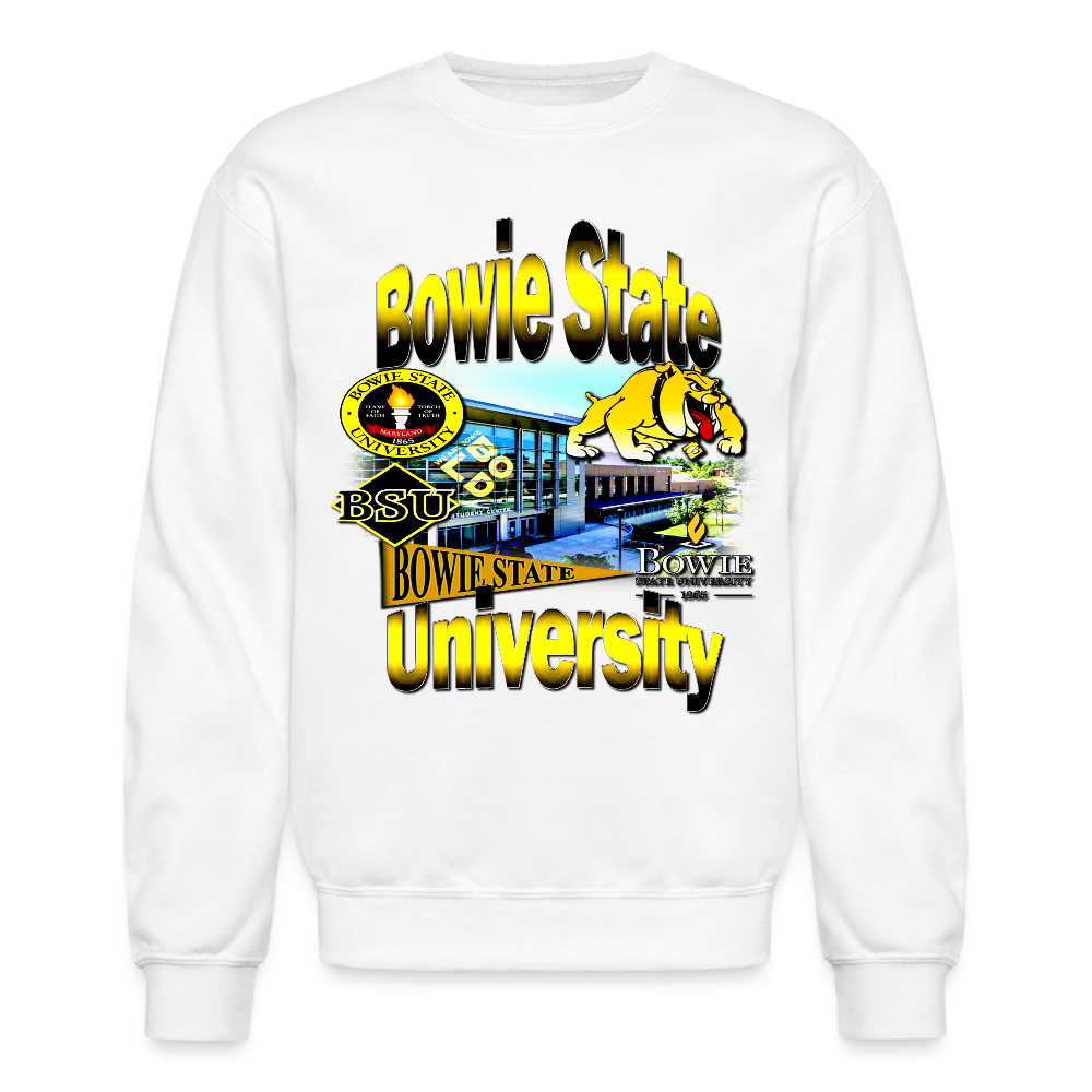 Bowie State Sweatshirt - white