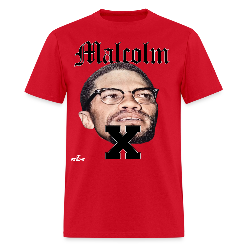 "Malcolm" Malcolm X Tee - red