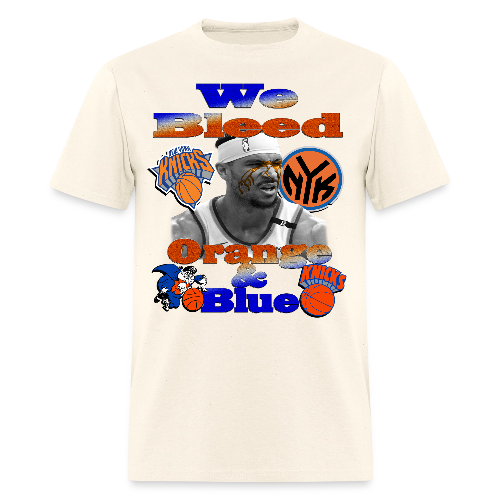 We Bleed Orange & Blue x Josh Hart Knicks Tee - sweet cream heather