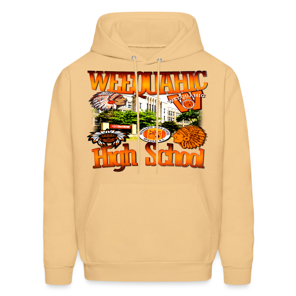 Weequahic High School Hoodie - light gold 