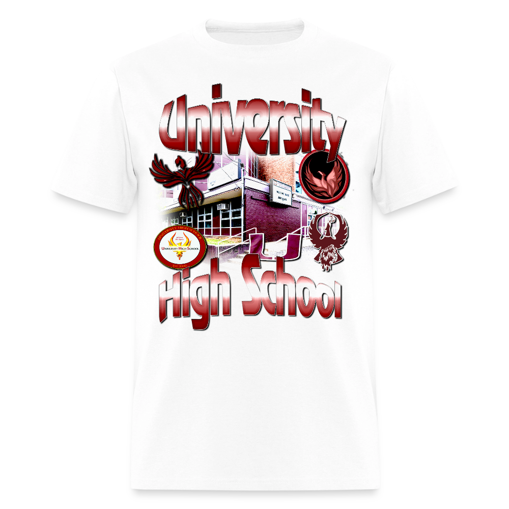 University High School T-Shirt - white