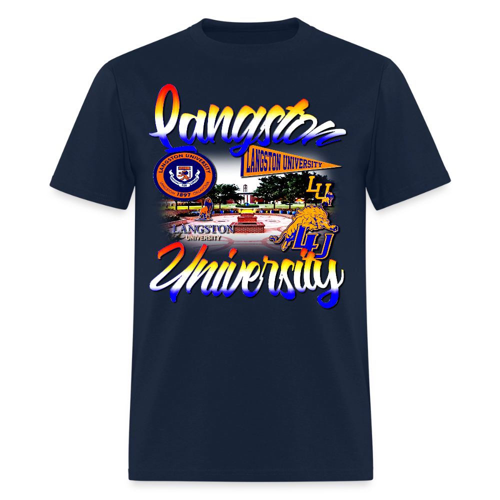 Langston University Tee - navy