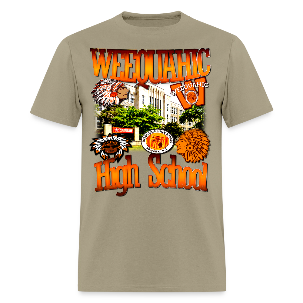 Weequahic High School T-Shirt - khaki