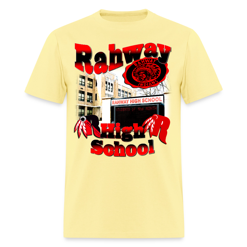 Rahway High School (NJ) T-Shirt - cornsilk