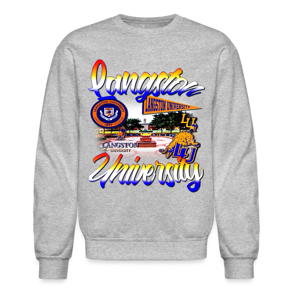 Langston University Sweatshirt - heather gray