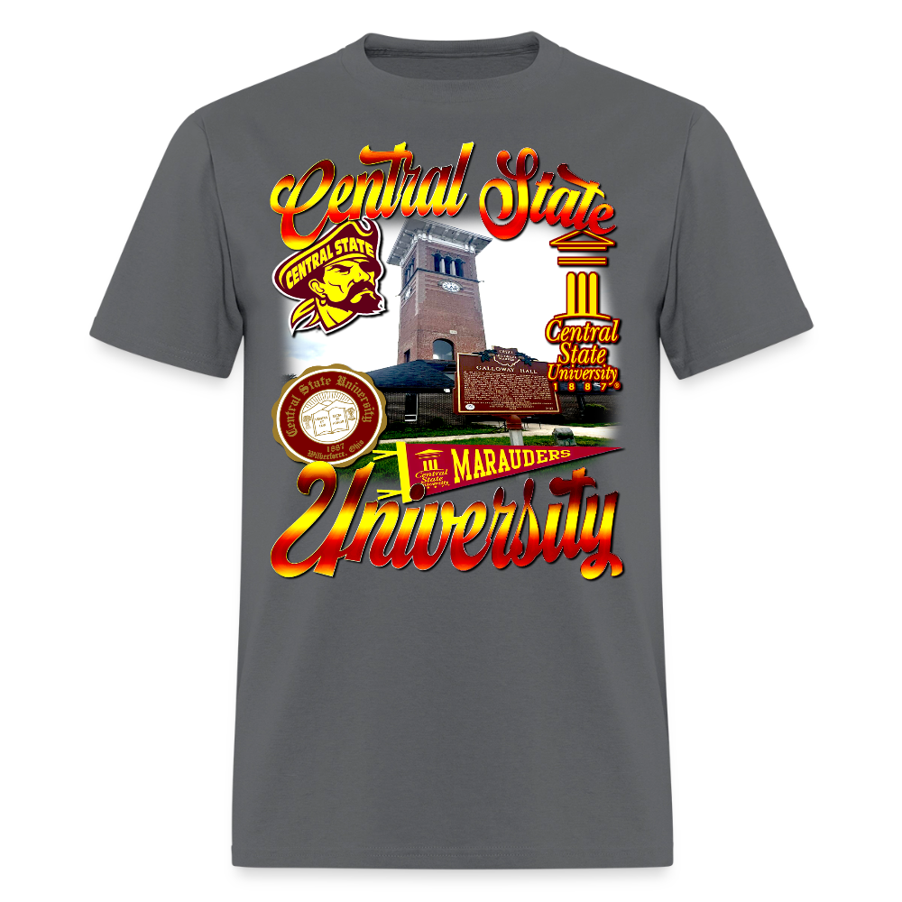 Central State Tee - charcoal