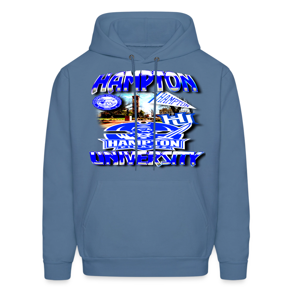 Hampton University Hoodie - denim blue