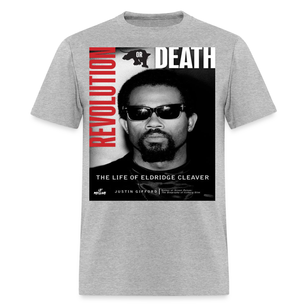 Revolution Or Death x Eldridge Cleaver Tee - heather gray