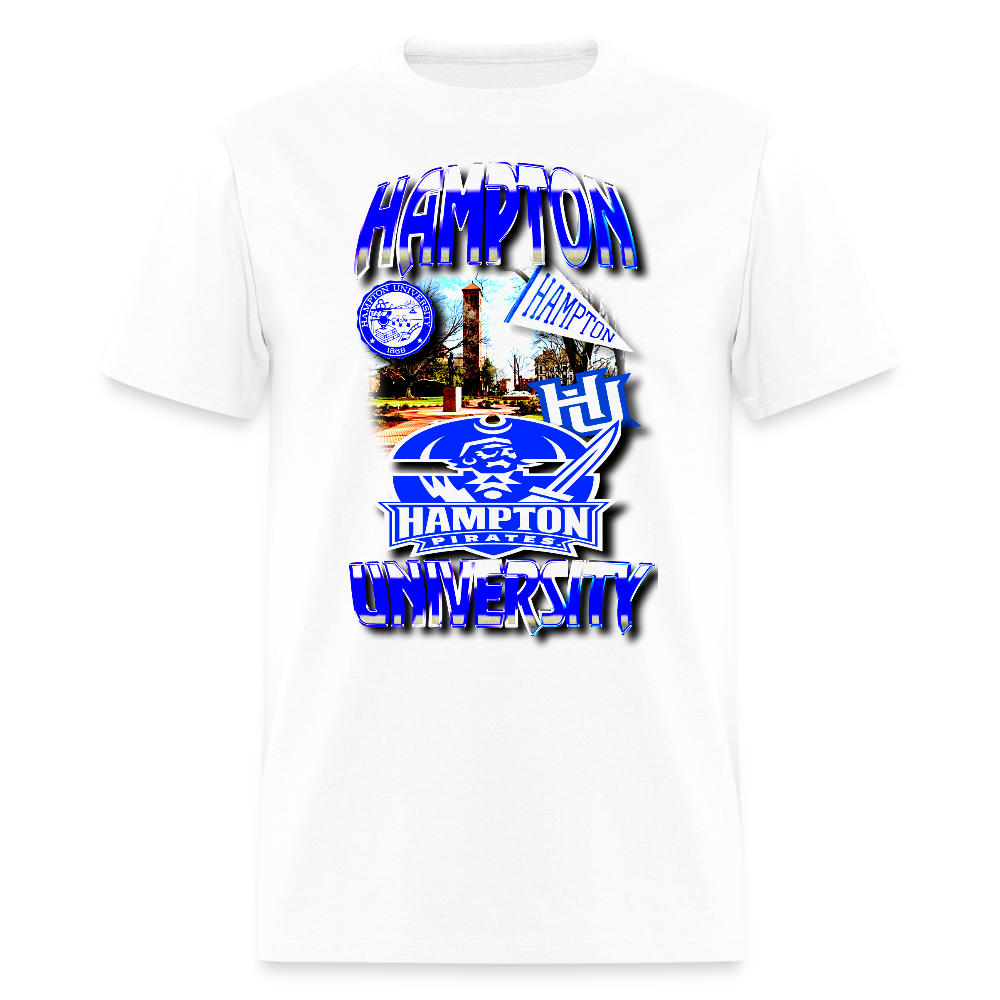 Hampton University Tee - white