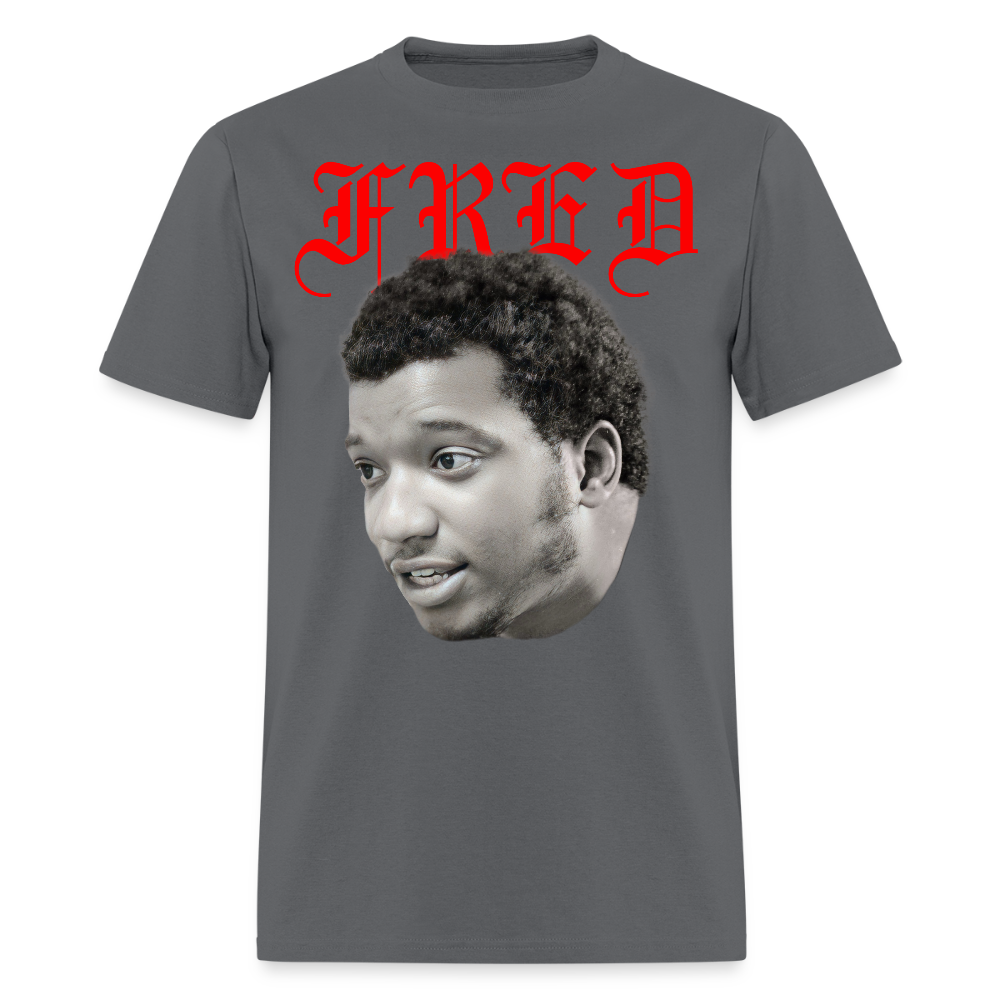 "Fred" Fred Hampton Tee - charcoal