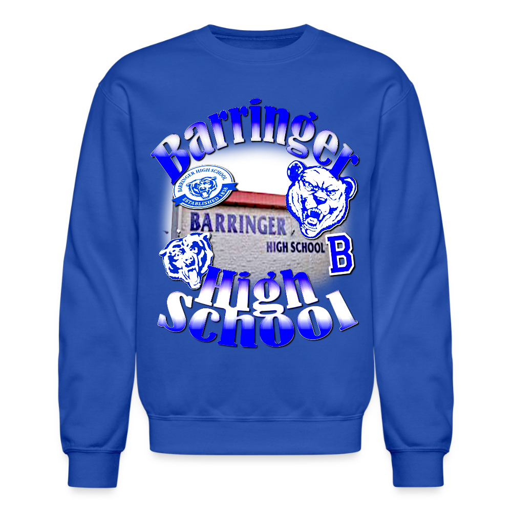 Barringer High School Sweatshirt - royal blue