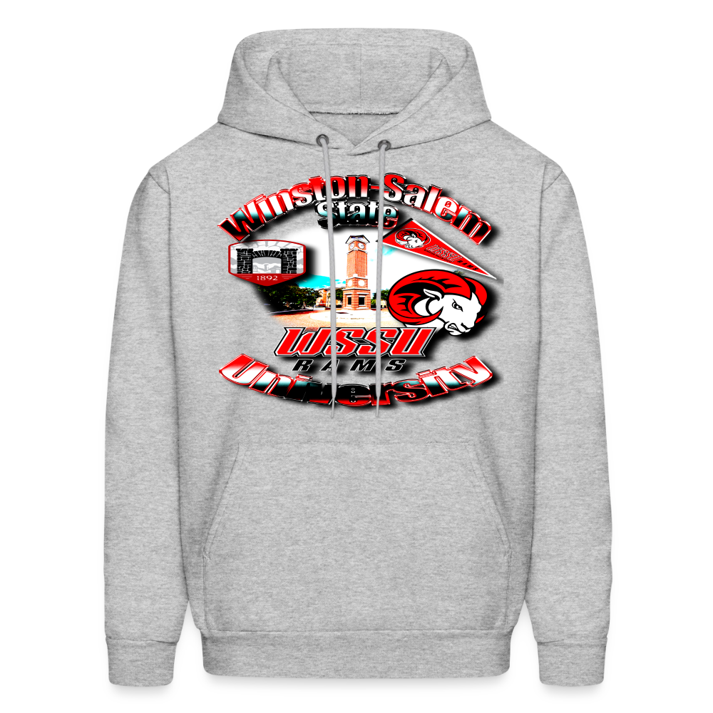 Winston-Salem State Hoodie - heather gray