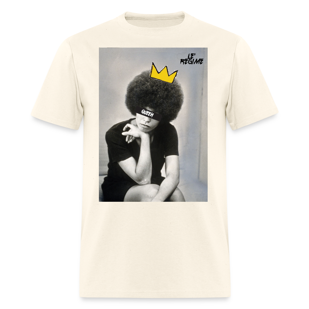 Queen Angela Tee - sweet cream heather