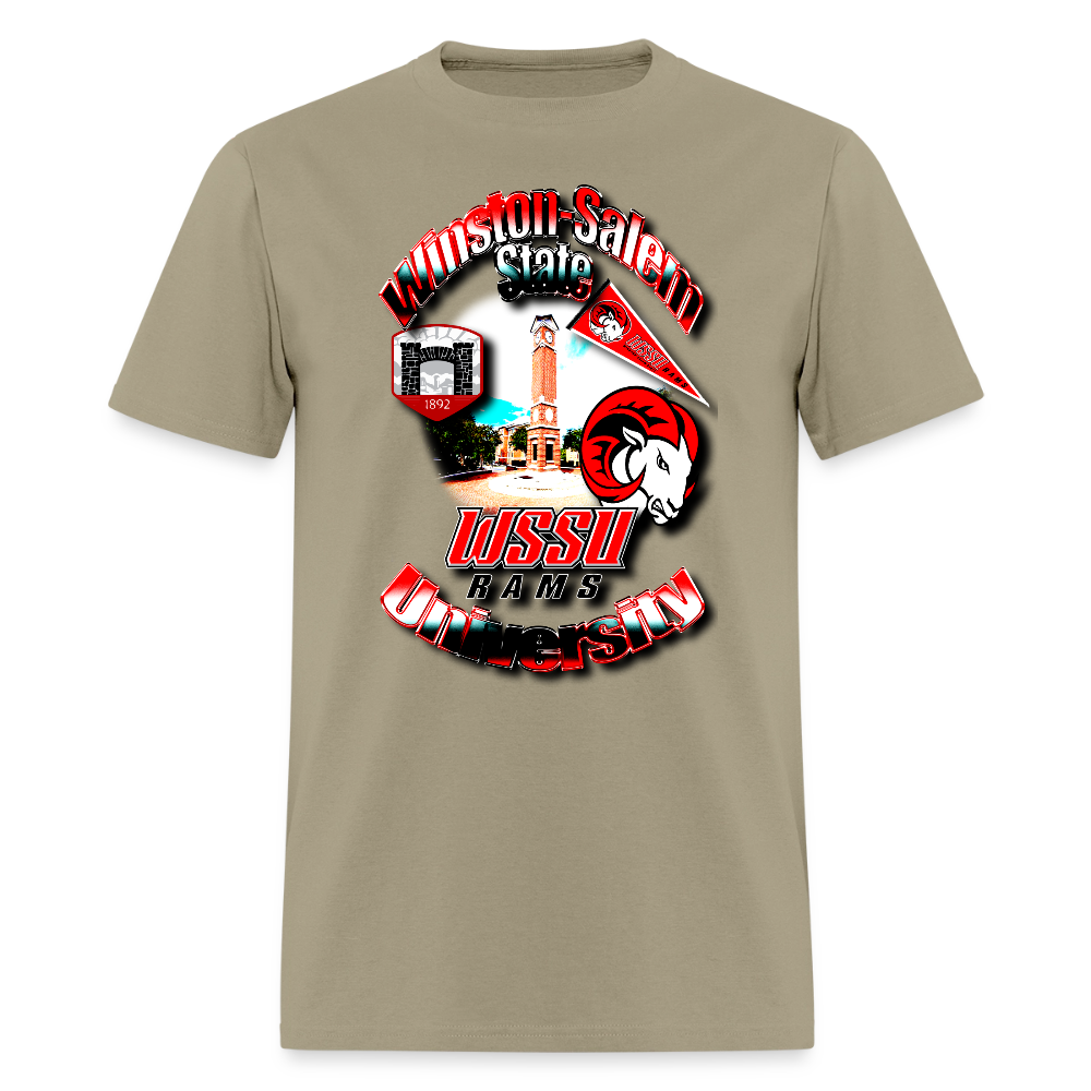 Winston-Salem State Tee - khaki