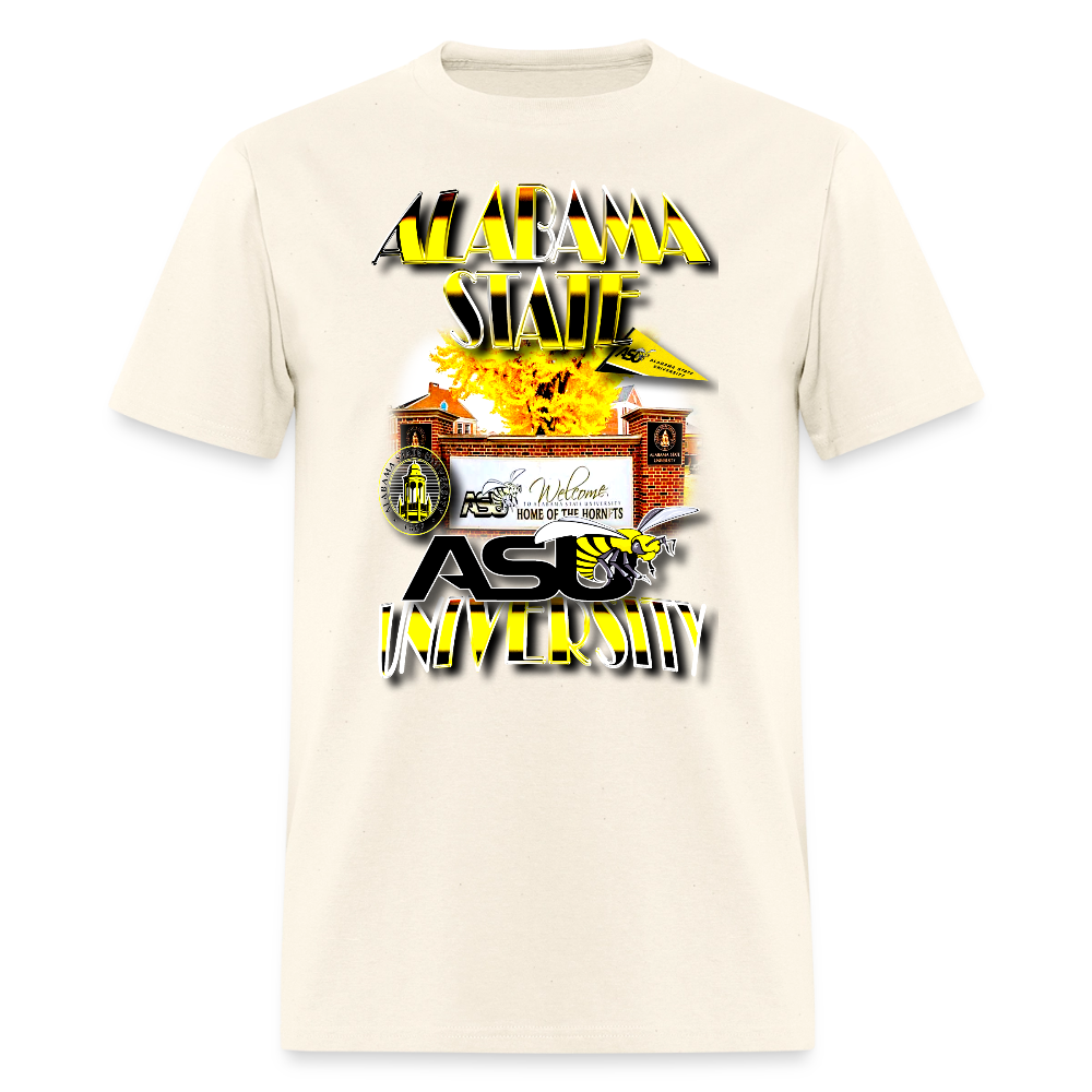 Alabama State Tee - sweet cream heather
