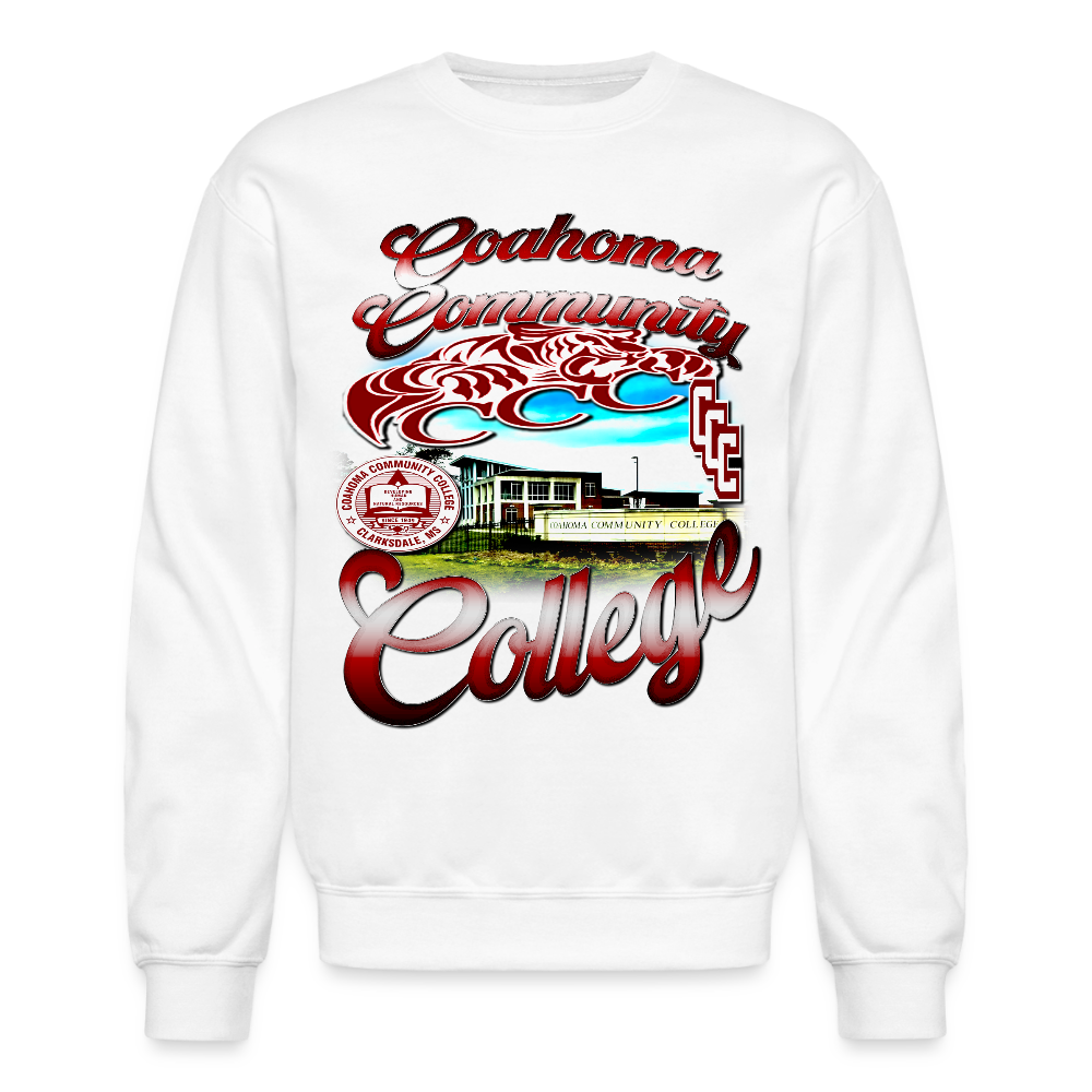 Coahoma Community College Sweatshirt - white