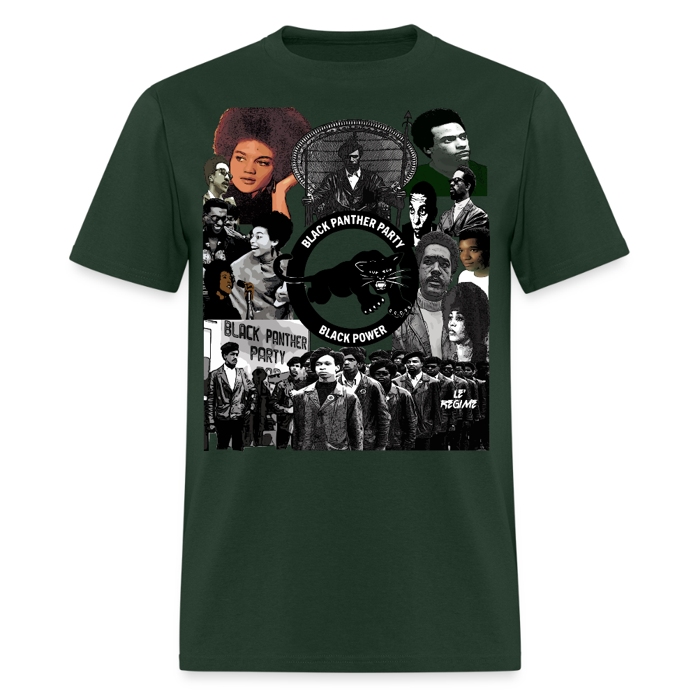 Black Panther Party Unisex Tee - forest green