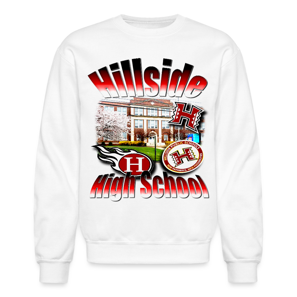 Hillside High (NJ) Sweatshirt - white