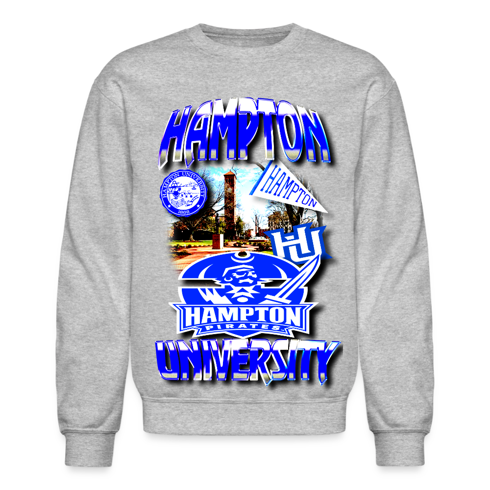 Hampton University Sweatshirt - heather gray