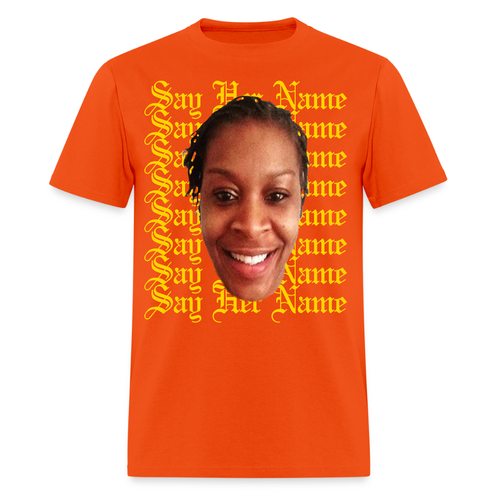 Sandra Bland x Say Her Name Tee - orange