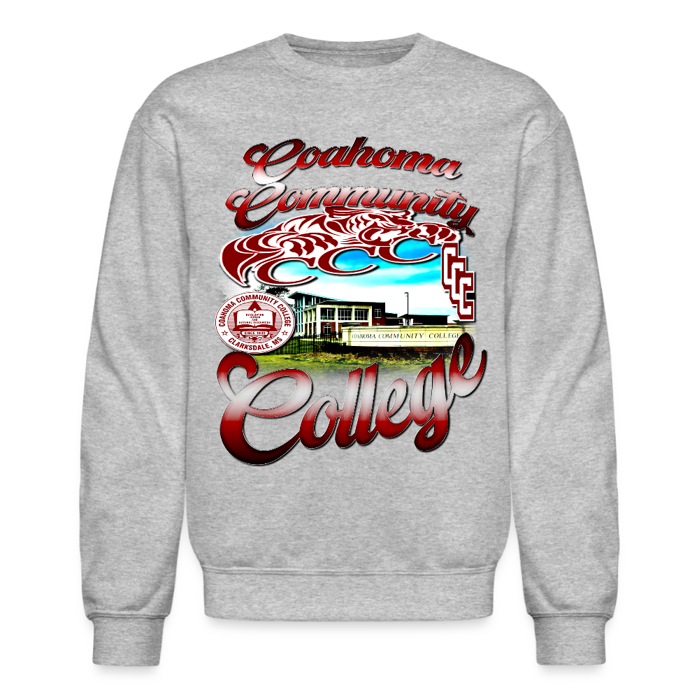 Coahoma Community College Sweatshirt - heather gray