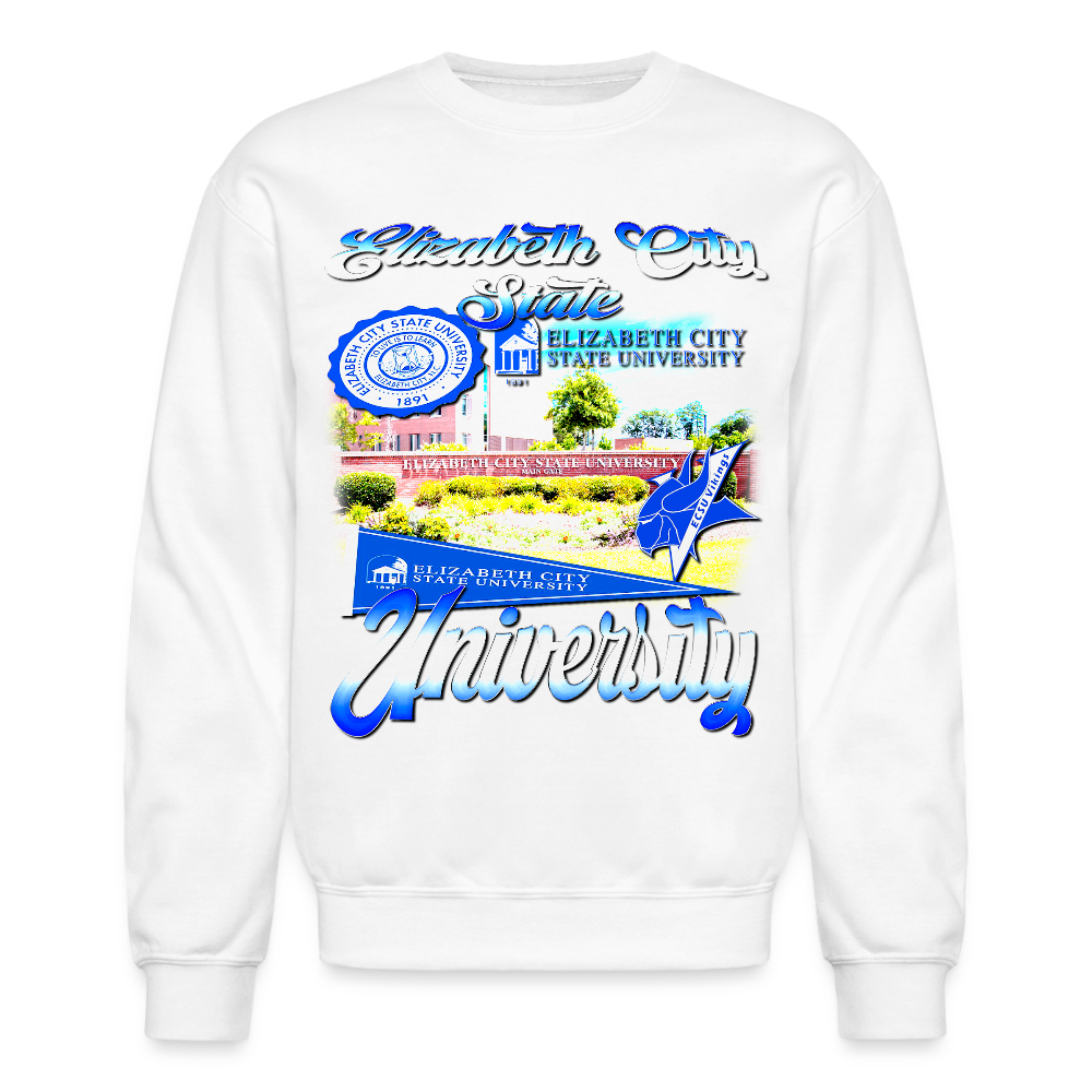 Elizabeth City State Sweatshirt - white