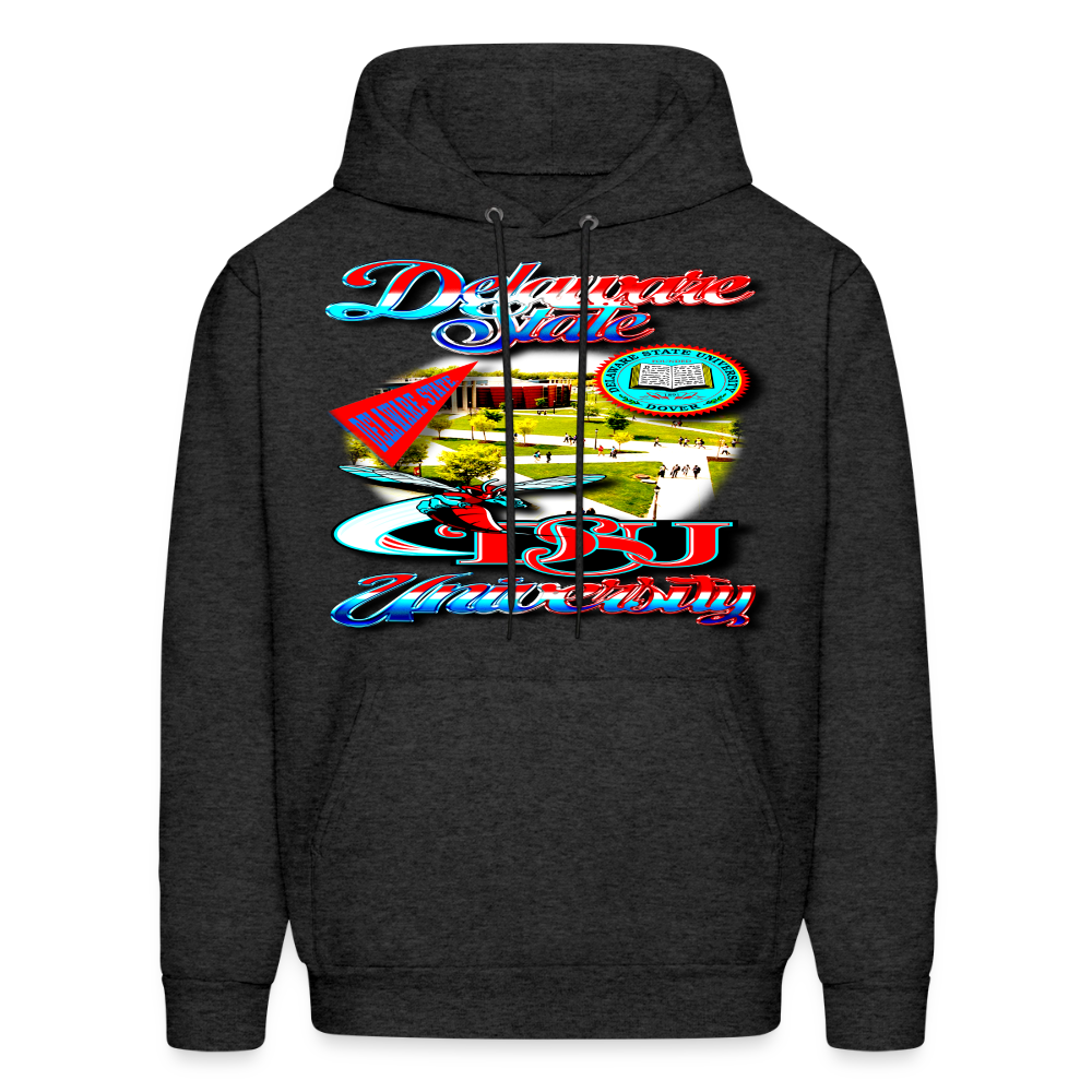 Delaware State Hoodie - charcoal grey