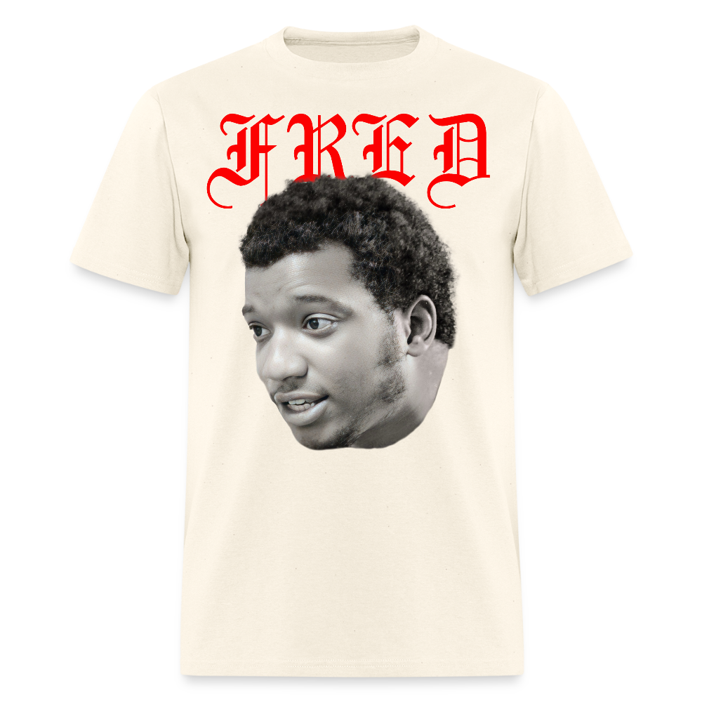 "Fred" Fred Hampton Tee - sweet cream heather